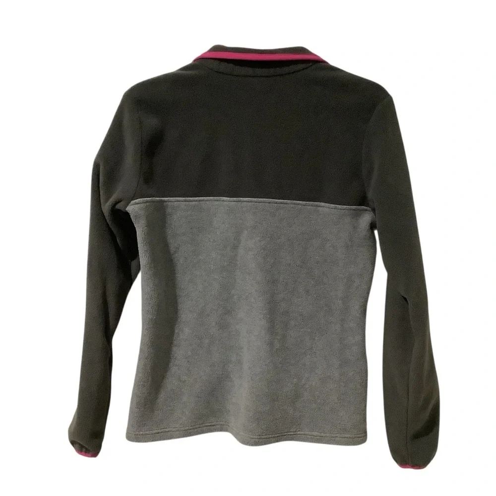 Columbia Women's Charcoal and Magenta Fleece Shell Jacket.